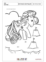 My Litte Pony boyama sayfaları